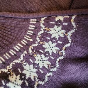 Nordic Patterned Zip-Up Cardigan